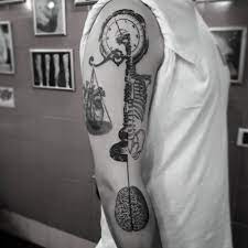 Sacred heart and jesus head catholic tattoo on neck. Pin On All That S Sexy