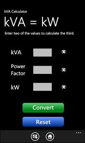 Kva Calculator For Windows 7 Phone Iphone Ipad Ipod Wp7