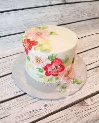 Palette Knife Buttercream Painted Cake Painted Cakes Cake Cake Decorating