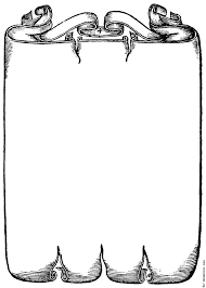 Scrollwork Border From Page 227 Clip Art Borders Scrapbook Borders Scrapbook Frames