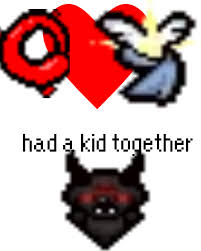 maw of the void lost the damage up and black heart generation because it  married revelation to have lil abaddon : r/bindingofisaac