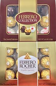 Ferrero Rocher Fine Hazelnut Milk Chocolates And Assorted Confections Including Dark Chocolate And White Chocolate Wit Hazelnut Milk Chocolate Pack Confections