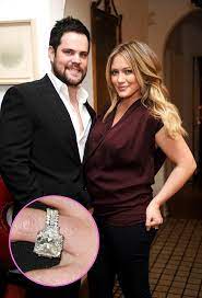 Mike Comrie 3 Hilary Duff Love Her Ring Big Engagement Rings Celebrity Wedding Rings Hilary Duff Engagement Ring
