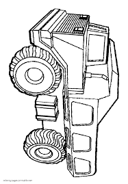 Free coloring pages to download and print. Construction Vehicles Coloring Pages A Dump Truck Coloring Pages Printable Com