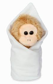 Ice King Bear Newborn Little Golden Monkey Stuffed Animal Plush Toy (with  Bath Towel) : Buy Online at Best Price in KSA