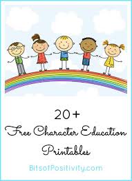 Character education coloring pages are a fun way for kids of all ages to develop creativity, focus, motor skills and color recognition. 20 Free Character Education Printables