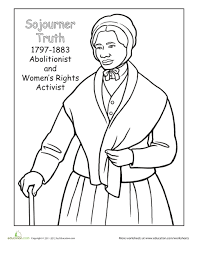 These alphabet coloring sheets will help little ones identify uppercase and lowercase versions of each letter. Harriet Tubman Coloring Page Coloring Home