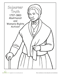 Now, you may narrate the story with the help of a creative and constructive activity. Harriet Tubman Coloring Page Coloring Home