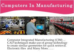 Since about 1970 there has been a growing trend in manufacturing firms toward the use of computers to perform many of the functions related to design. Applications Of Computer