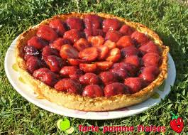 Tarte Pommes Fraises Sans Pate Chez Vanda Recette Tarte Aux Pommes Tarte Sans Pate