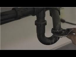 replace p trap pipe drains under sinks