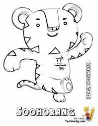 They are the official olympic mascots — a white tiger named soohorang, representing the 2018 winter games, and an asiatic black bear named bandabi, serving as the mascot for the 2018 paralympics. Soohorang The Olympic Gams Mascot Stop Foolin Print Out This Free Coloring Page Sweet Tell Other Juegos Olimpicos De Invierno Juegos Olimpicos Olimpia