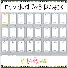 Tired of the ugly classroom surfaces of your tables? Kindergals How To Make Personalized Abc Flashcards