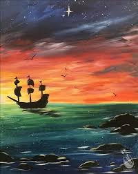 Bj S On The Water Ocean City Md Pin By Brenda Wright On Painting Ideas Disney Canvas Paintings Canvas Art Silhouette Painting