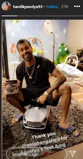 Cricketer hardik pandya doesn't know how to do things in a subtle manner, and his life in the public eye is proof. Hardik Pandya Reveals Name Of His Baby Boy