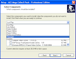 It contains everything you need. Ace Mega Codec Pack Free Download