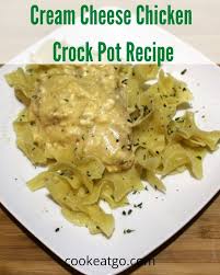 You do not want it to simmer at all; Cream Cheese Chicken Crock Pot Recipe Cook Eat Go