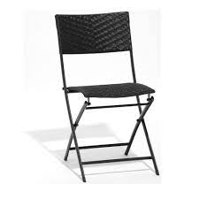 chaise de jardin pliante noire gifi 341747x chaise de jardin chaise mobilier