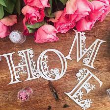 Download Free Cricut Floral Alphabet Svg Files Paper Vinyl Extraordinary Chaos