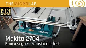 Il banco sega (detto anche sega da banco) è uno strumento ideato per la lavorazione del legno ed è costituito da una sega circolare montata su un piano di lavoro, azionata da un motore elettrico e un sistema a cinghia o ingranaggi. Banco Sega Makita 2704 Recensione E Test Youtube