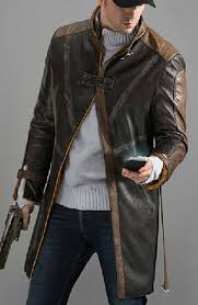 One of the playable characters teased before launch was aiden pearce, the protagonist of watch dogs 1. Aiden Pearce Watch Dog Leather Jacket Americasuits Com