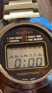 Vintage Casio Casiotron R-17 XR-1 World Time Watch (Made In Japan) | eBay