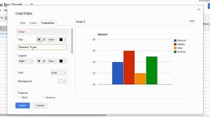 how to create a bar graph in google docs