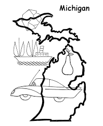 Maybe you would like to learn more about one of these? Michigan State Outline Coloring Page Map Of Michigan Michigan Michigan Map