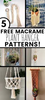 I see so many amazing hand woven macrame wall hangings on pinterest and instagram, and i must admit, the envy is real. 6 Easy And Free Macrame Plant Hanger Patterns With Tutorials Video