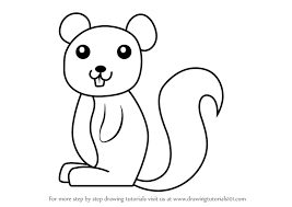 How to draw von jake spicer bei thalia entdecken Learn How To Draw A Squirrel For Kids Animals For Kids Step By Step Drawing Tutorials