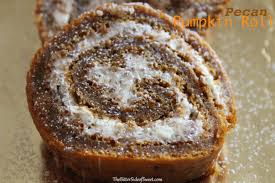 Once cooled, crush the caramelized pecans in a plastic bag. Pecan Pumpkin Roll The Bitter Side Of Sweet