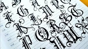 Best Of Calligraphy Fonts A To Z Capital Letters Free Watch Download Todaypk