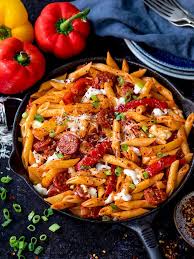 Maybe you would like to learn more about one of these? Penne Arrabiata With Mozzarella And Chorizo Video Nicky S Kitchen Sanctuary