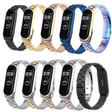 Bakeey Anti Lost Design Chain Bracelet Replacement Watch Band For Xiaomi Mi Band 4 3 Smart Watch Non Original Sale Banggood Com