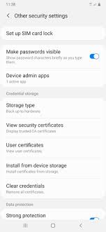 Typically, for added security, your phone may have standard screen lock methods such as: Secure Phone Samsung Galaxy A70 Android 10 Device Guides