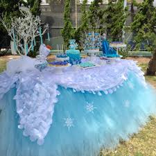 Frozen Dessert Table By Bizzie Bee Creations By Iris Frozen Tea Party Frozen Party Disney Frozen Party