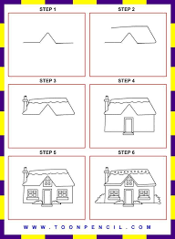 Pin By Natalya Gordeeva On Uroki Risovaniya Po Shagam House Drawing For Kids Drawing For Kids Step By Step Drawing