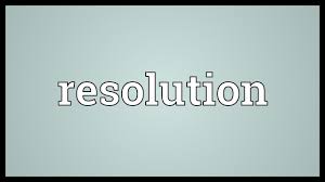 A resolution is a formal decision taken at a meeting by means of a vote. Resolution Meaning Youtube
