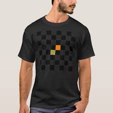 Black And Orange Graphic T Shirt Black White Checkerboard With Yellow Orange Color T Shirt Zazzle Com Tshirt Colors Orange Color Shirts
