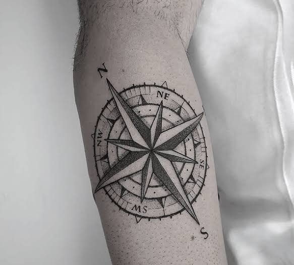 Compass Tattoo To Give You Direction [Guide For 2023] - Tattoo Stylist