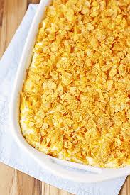 Bake uncovered for about an hour or until the eggs are firm and the casserole holds together. Best Cheesy Potatoes Half Scratched