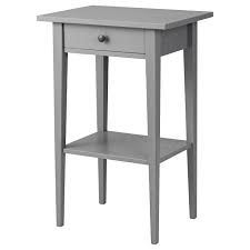 Ikea Hemnes Ablagetisch Mit Schublade Weiss Gebeizt Nachttisch Beistelltisch