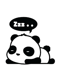 Baby Panda Bear Coloring Pages Panda Is A China National Treasure Its Distinct Black And White Coat Is Panda Special T Sleeping Panda Cartoon Panda Panda Art