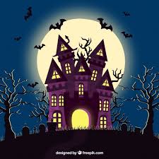 casa de halloween com morcegos e cemiterio vetor gratis pintura do dia das bruxas imagens do dia das bruxas papel de parede de halloween casa de halloween com morcegos e