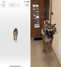 View tiger in your space. How To Use Your Iphone To Bring Life Sized 3d Animals In Your Living Room