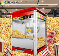 Commercial Popcorn Machine - Retro Red Roof Caramel Hot Air ...
