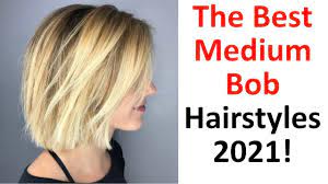 The modern variations of medium length hairstyles for men are short sides long top hairstyles. The Best Medium Bob Hairstyles 2021 Youtube