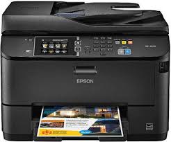 Epson Workforce Pro All In One Printer Copier Scanner Fax Wf 4630 By Office Depot Officemax Inkjet Printer Printer Scanner Printer