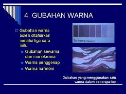 Warna merupakan salah satu unsur yang tidak bisa dipisahkan dari dunia desain grafis. Unsur Seni Ke3 Warna 1 Pengenalan O Manusia