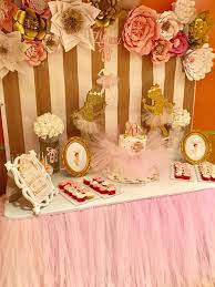 You can also use it for a gender reveal party where you line up the different bars so people can guess between a boy or girl! Ballerina Themed Baby Shower Cake Table With A Tutu Skirt And Paper Flower Backdrop Baby Shower Cake Table Girl Shower Themes Ballerina Baby Showers